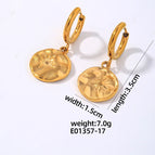 Golden Heart-Gold round Buckle