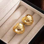 S4424-13   Geometric Gold and Silver Beads Heart