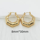 8mm*30mm / Gold / 1 Pair/Package