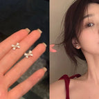80# Small Bowknot Pearl【E0199 Silver Needle】