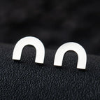 Silver U-shaped