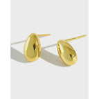 18K Gold (with Sterling Silver Earplug) / 925 Silver