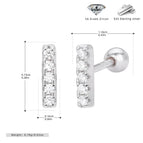 Platinum-Plated / 925 Silver