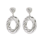 Silver Hoop Earrings