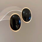 55# Silver Needle-Golden-Black-Oval