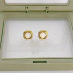 One Size / Gold / White Square