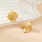 One Size / Gold / Square Texture