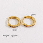 2 * 12mm Colorful Crystals