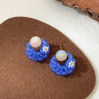Blue Type C Earrings