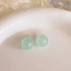 Blue ear studs