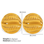 Eh551 Gold Earrings