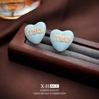 20# Love Heart Stud Earrings