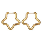 N Five-Pointed Star Gold