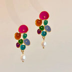 Color Color Palette Stud Earrings