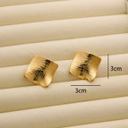 R188 Leather Texture Square-Gold