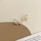 Bamboo Joint Opal-Silver Needle