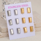 Ed86 / Gold Silver / 6 Pairs/Card