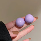 33# Silver Needle-Purple round Beads
