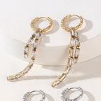 Gold / White Glass Zirconium