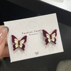 Rv16 Red and White Double-Layer Butterfly