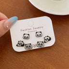 Hxt20 Adorable Panda【Three Pairs】