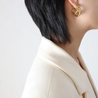 F072-Gold Earrings