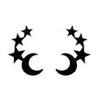 Star Moon Black