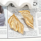 Golden Pleated Leaves