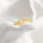Yellow Hollow Butterfly/1 Pair