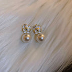 69# Silver Needle-Alloy-White Flower Pearl