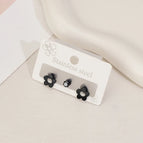 Flower 3 Black