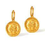 Ge916-Steel Stud Earrings