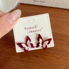 Rv16 Red and White Double-Layer Butterfly