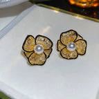 Silver Needle Gold-Black (Real Gold Plating)