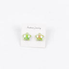 A Pair of Green Five-Pointed Stars