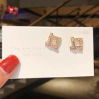 19#Square Cross 925 Silver