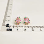 Color Zircon Water Drops-Silver Needle