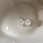 12mm Mermaid Pearl Stud Earrings