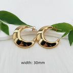 30mm / Gold / 1 Pair/Package
