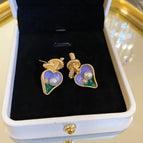 45#Silver Needle-Purple (Pearl Heart)