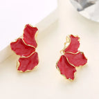 712-Maple Leaf Flower Red