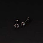 Black Claw Colorful Zirconium / 4mm Pair