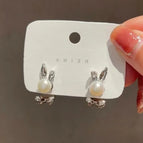 Rabbit Stud Earrings Silver