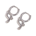 Liquid Flow Ear Clip-Steel Color