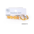 Butterfly Star Earrings Set 0466