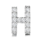 Letter Earrings H (Single Piece)