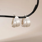 【2801】Silver C-shaped Ear Pins