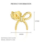 E5093-Yellow Gold/Single / 925 Silver