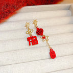 629# Silver Needle-Red-Lantern