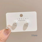 12#10mm-Pearl Stud Earrings